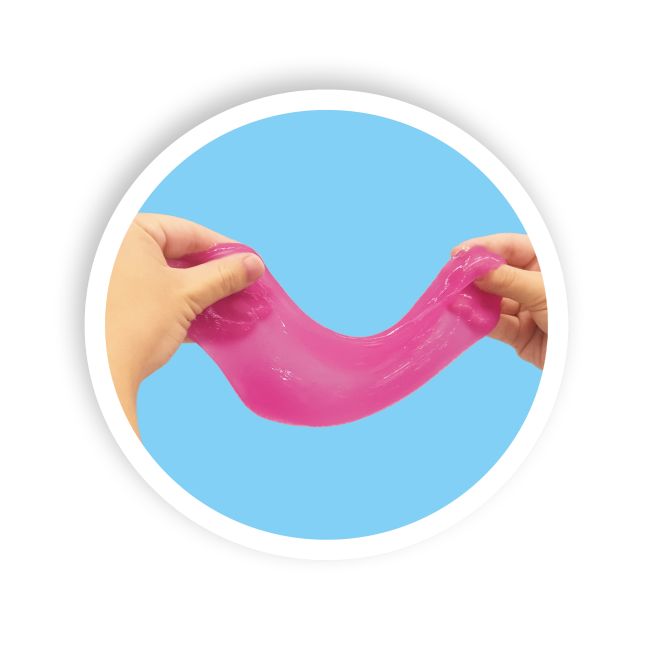 Slime colorat cu sclipici pentru copii (2x 120 gr.)