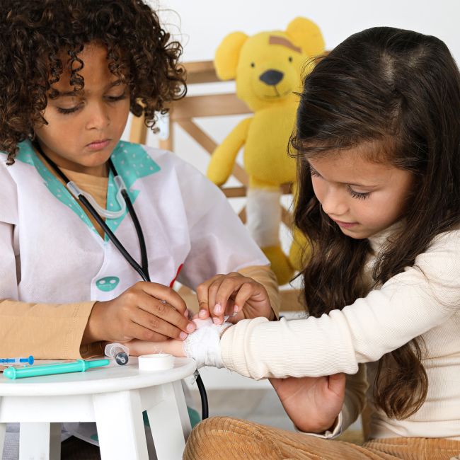 Trusa de doctor de jucarie cu accesorii, set mare