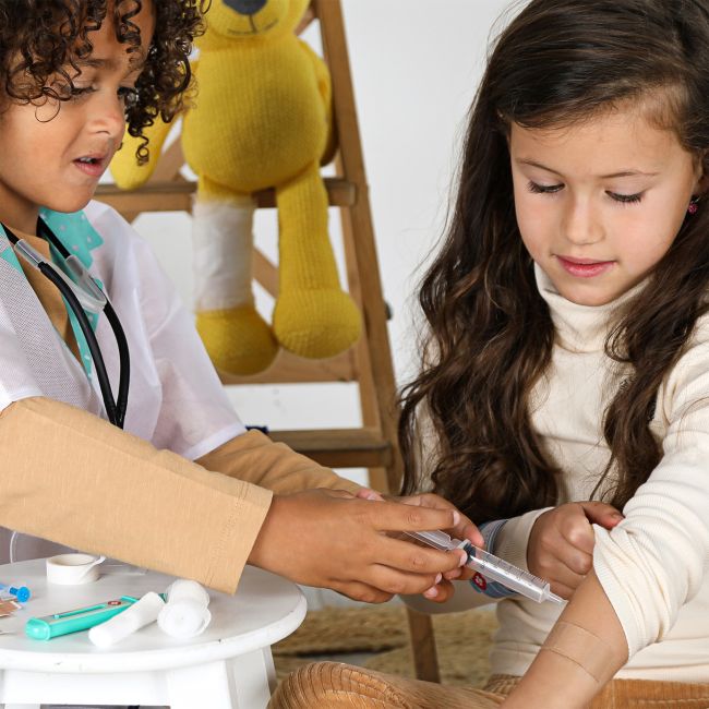 Trusa de doctor de jucarie cu accesorii, set mare