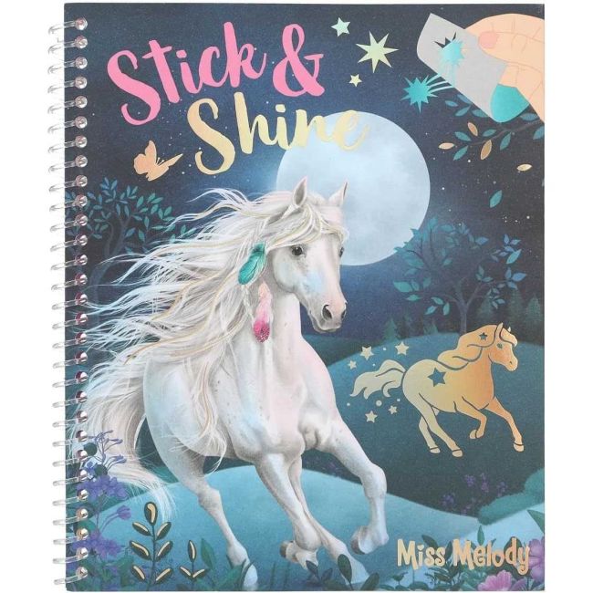 Carte de colorat Miss Melody Stick and Shine Depesche PT12471 BBJPT12471_Initiala