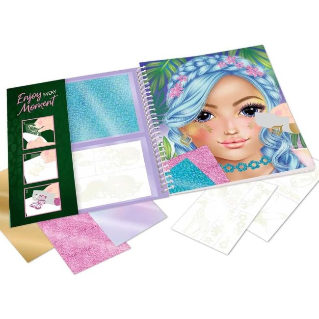 Carte de colorat TOPModel Stick and Shine Depesche PT12470 BBJPT12470_Initiala