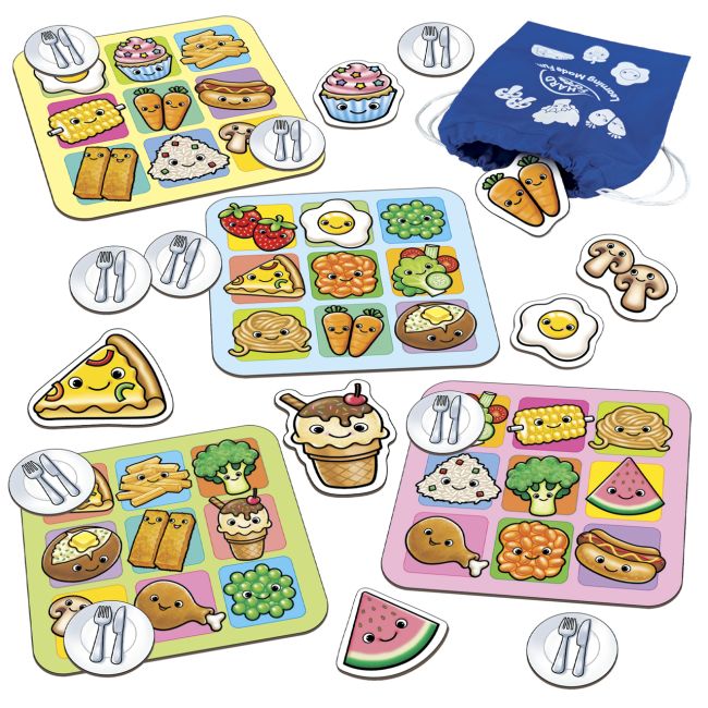 Joc educativ bingo distractiv cu alimente or128