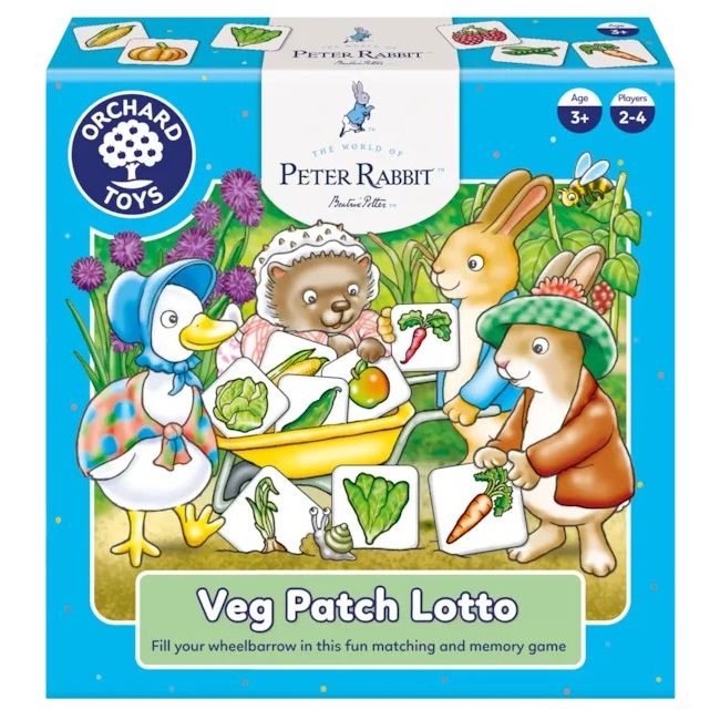 Joc educativ loto gradina cu legume peter rabbit orwpr005