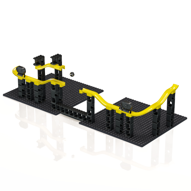 Jucarie Marble Run Pi tunuri magnetice Hubelino (70 piese)