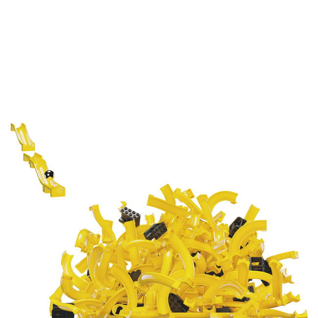 Jucarie Piese de constructie Set M Hubelino (98 piese)