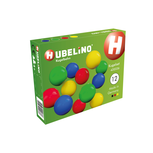 Jucarie copii Marble Run Hubelino - extensie bile (12 piese)