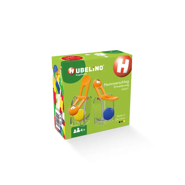 Jucarie copii Marble Run Hubelino - extensie ciocan gravitational (6 piese)