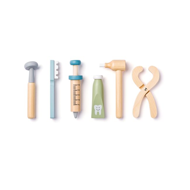 Jucarie din lemn - Trusa de dentist