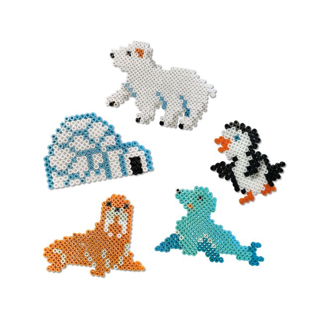 Set copii - Margele de calcat cu Animale polare