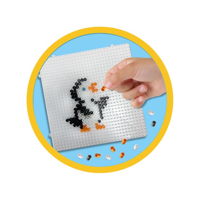 Set copii - Margele de calcat cu Animale polare