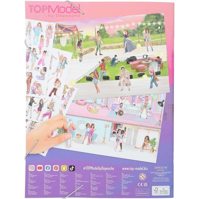 Top Model Autocolante Stickerworld 138 stickere Depesche PT12702 BBJPT12702_Initiala