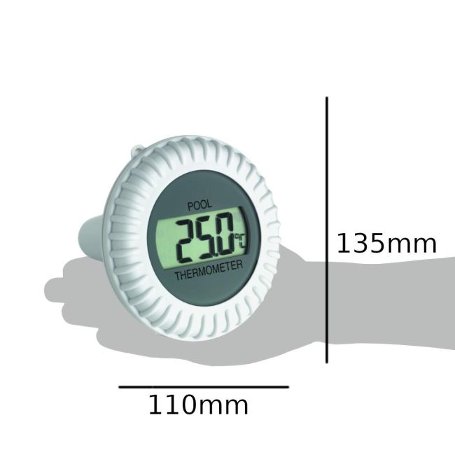 Transmitator wireless pentru temperatura si umiditate, cu senzor extern pentru temperatura apei din piscina, WEATHERHUB TFA 30.3310.02