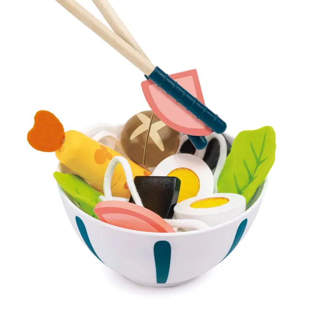 Jucarie din lemn - Gatim taitei Udon