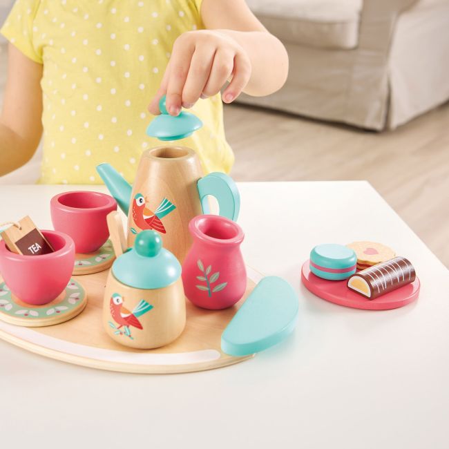 Jucarie din lemn - Set de ceai
