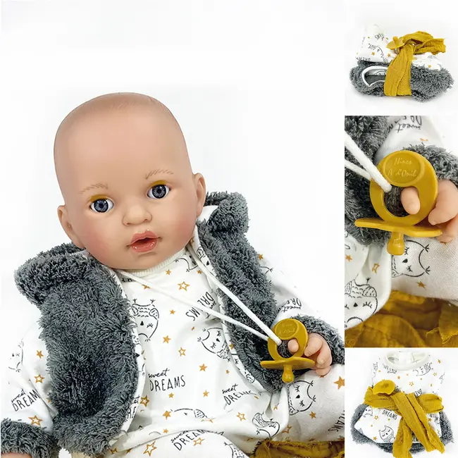 Papusa Nines D'Onil, Alex Dreams, cu sunete, baiat, cu miros de vanilie, 40 cm