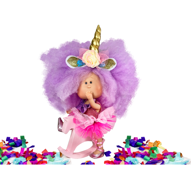 Papusa Nines D'Onil, Mia Unicorn, cu miros de vanilie, 30 cm
