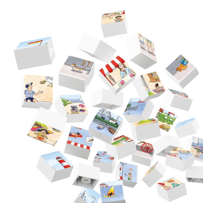 Puzzle La plaja Hubelino (35 piese)