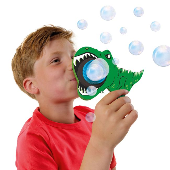 Set baloane de sapun cu jucarie in forma de dinozaur