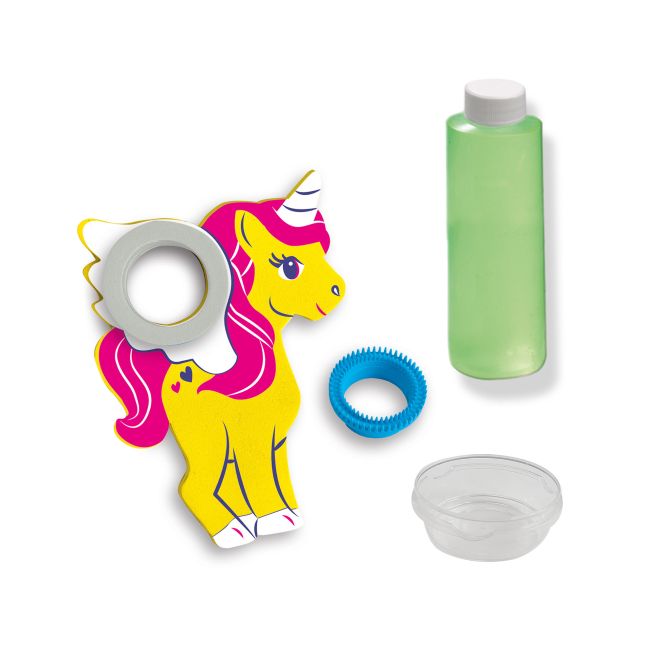 Set baloane de sapun cu jucarie in forma de unicorn