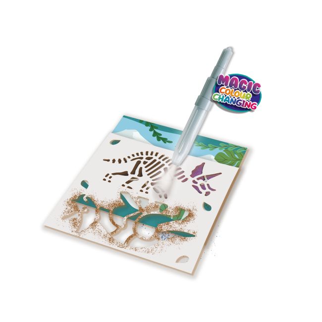 Set carioci colorate cu aerograf si matrite cu animale