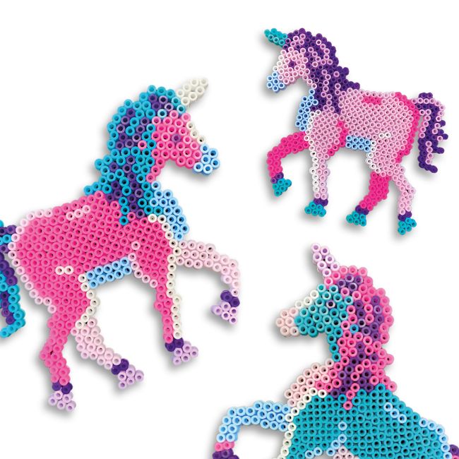 Set creativ Green Beedz – Margele de calcat Unicorn