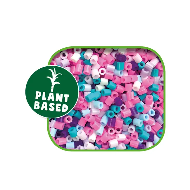 Set creativ Green Beedz &ndash; Margele de calcat Unicorn