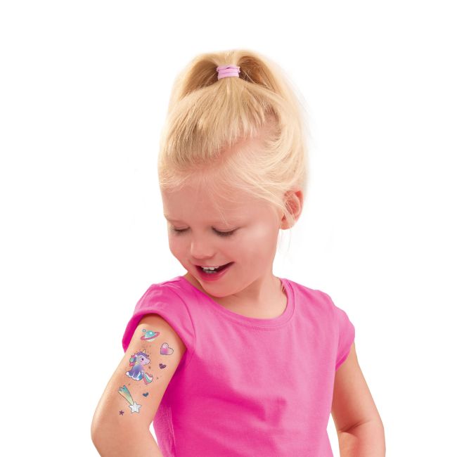 Set creativ copii - Tatuaje Unicorn galaxie