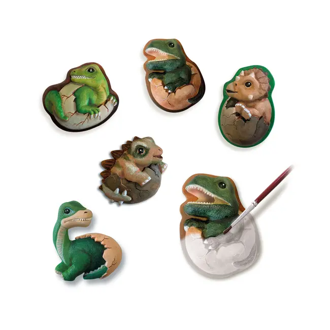 Set creativ mulaj si pictura - Dinozauri pui in oua