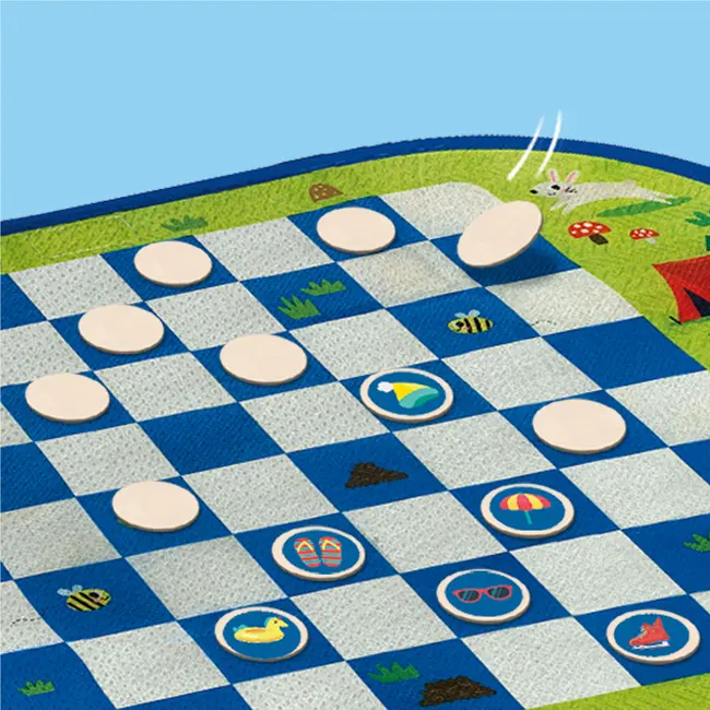 Set de 3 jocuri copii - Dame, Memorie si Vacanta