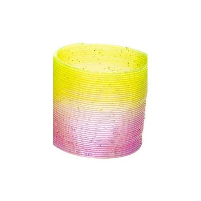 Arc cu sclipici 7x6.5 cm LG Imports LG9499 BBJLG9499_Roz/Galben