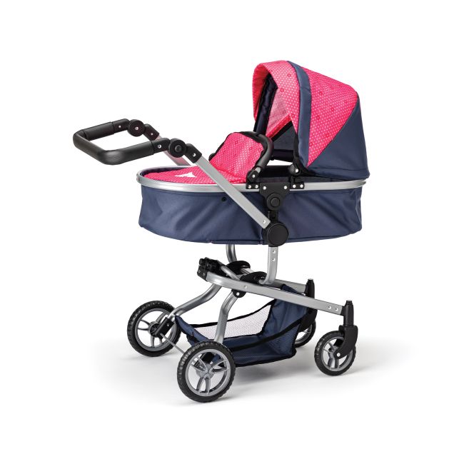 Carucior pentru papusi  multifunctional - Pisici Chichi, 2 in 1