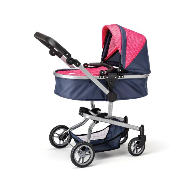 Carucior pentru papusi  multifunctional - Pisici Chichi, 2 in 1