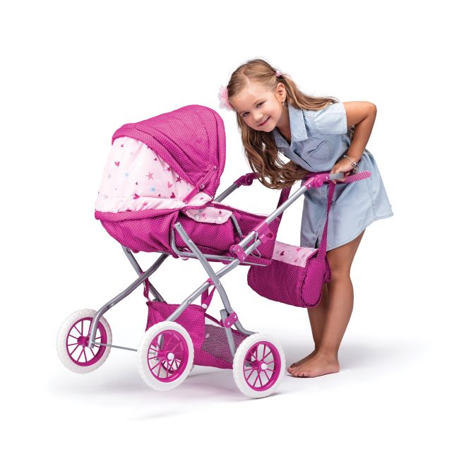 Carucior pentru papusi Unicorn - mare