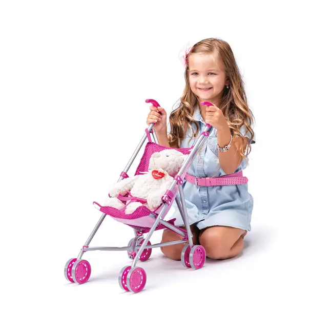 Carucior pentru papusi Unicorn - pliabil tip buggy
