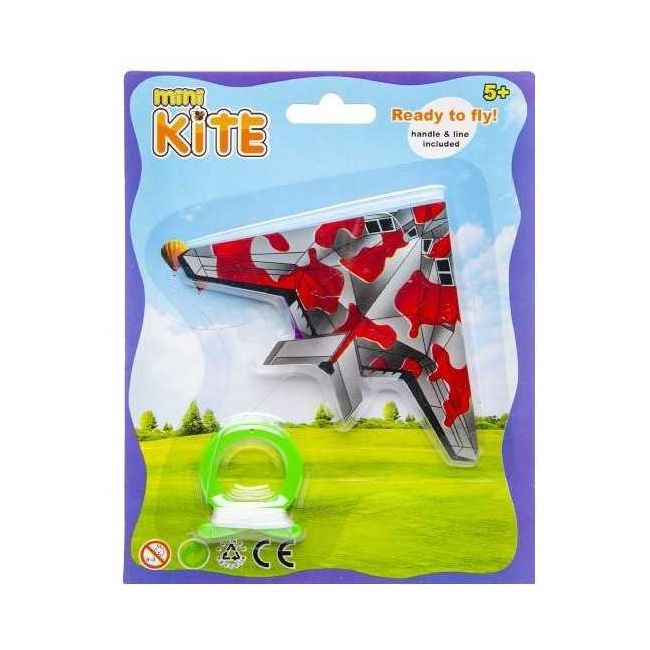 Mini Zmeu Avion, lungime 10 cm LG Imports LG4575 BBJLG4575_Rosu