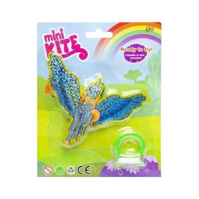 Mini Zmeu Unicorn, lungime 10 cm LG Imports LG4577 BBJLG4577_Albastru
