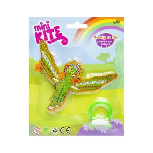 Mini Zmeu Unicorn, lungime 10 cm LG Imports LG4577 BBJLG4577_Verde