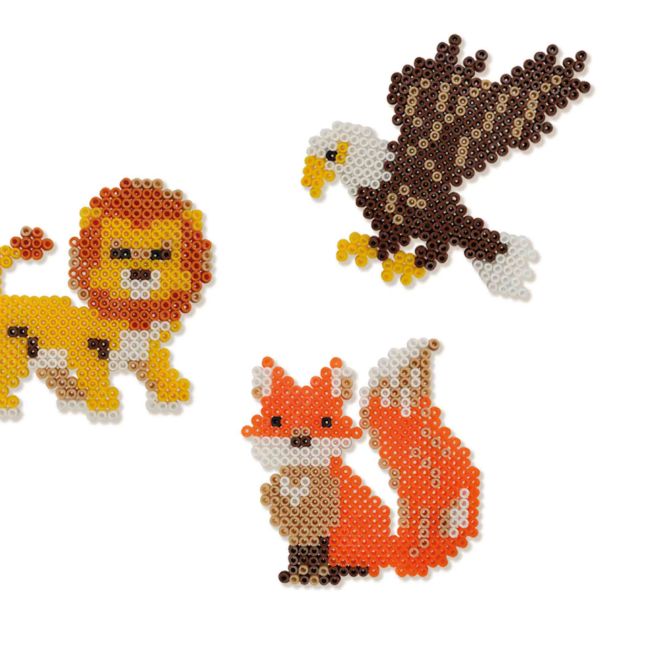 Set creativ Beedz - Margele de calcat Animalele Lumii