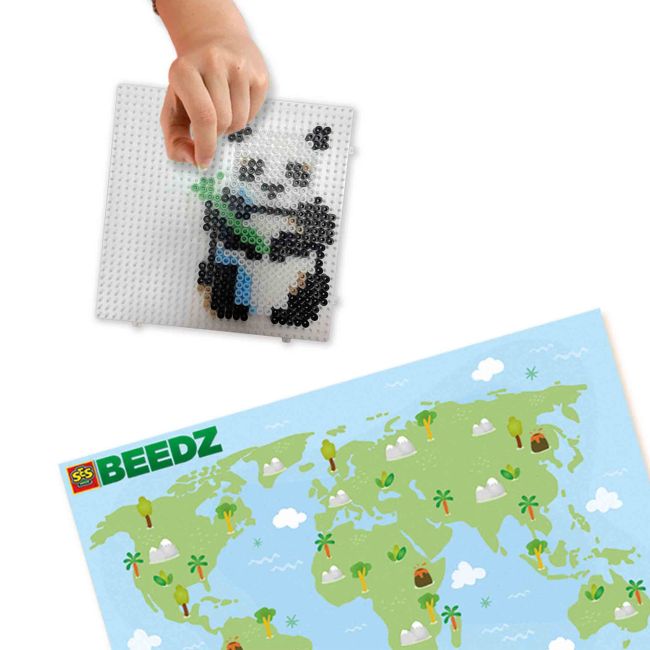 Set creativ Beedz - Margele de calcat Animalele Lumii