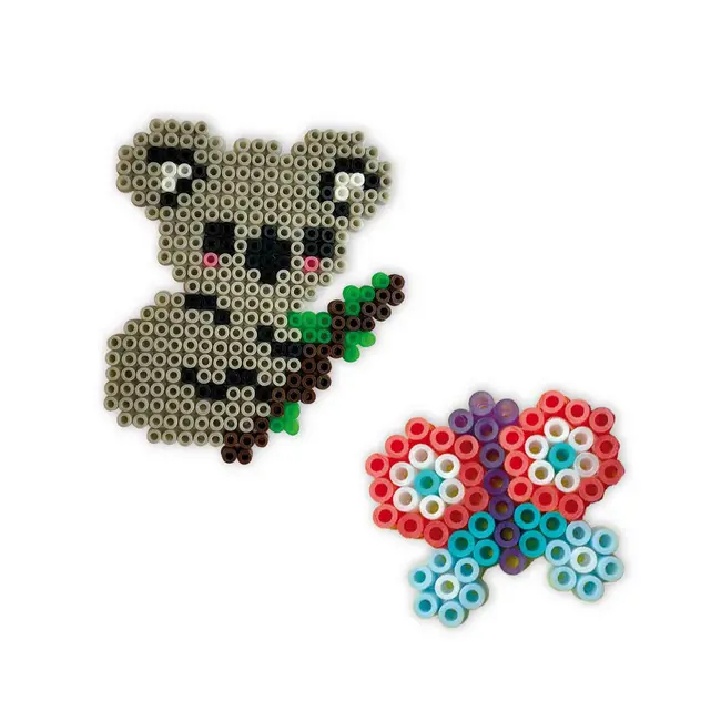 Set margele de calcat culori mixte Beedz, in galeata 9000 bucati