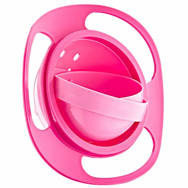 Bol multifunctional cu capac si rotire 360 grade BabyJem Amazing Bowl (Culoare: Gri) JEMbj_3504