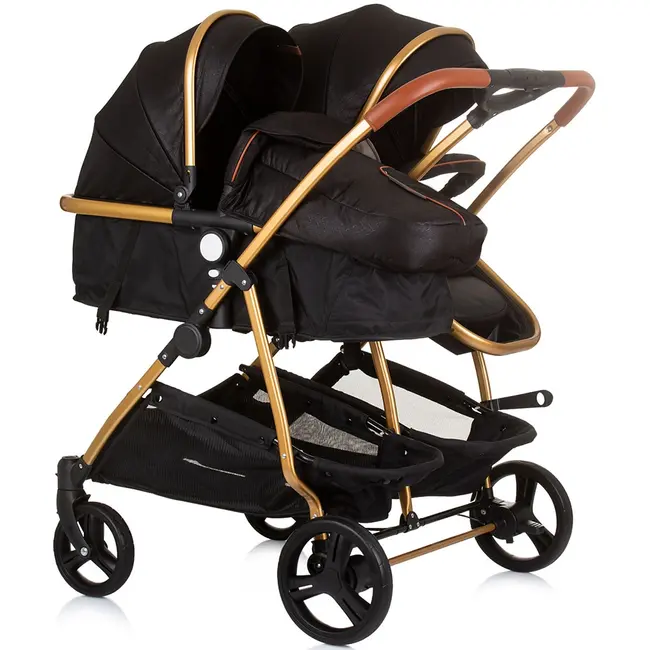 Carucior gemeni chipolino duo smart 3 in 1 obsidian gold hubst-kbds02401og