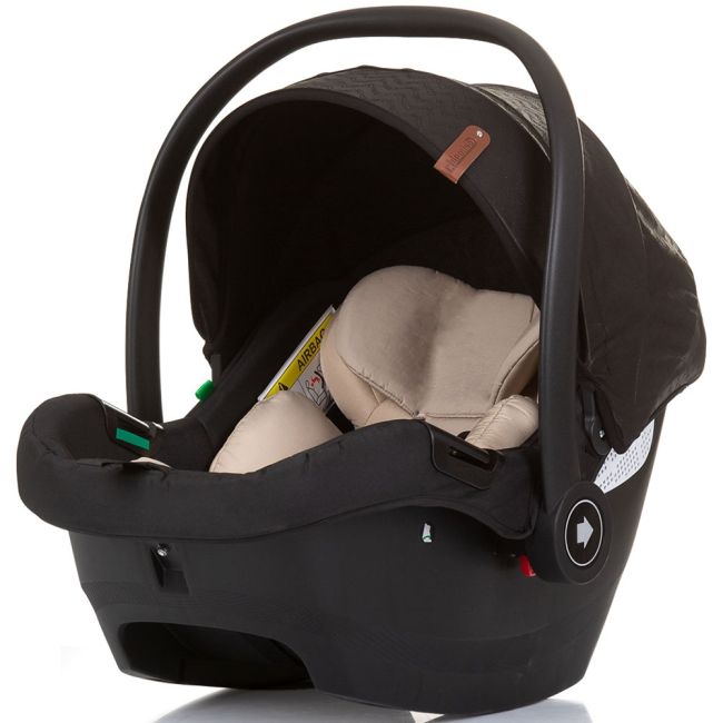 Carucior gemeni chipolino duo smart 3 in 1 obsidian gold hubst-kbds02401og