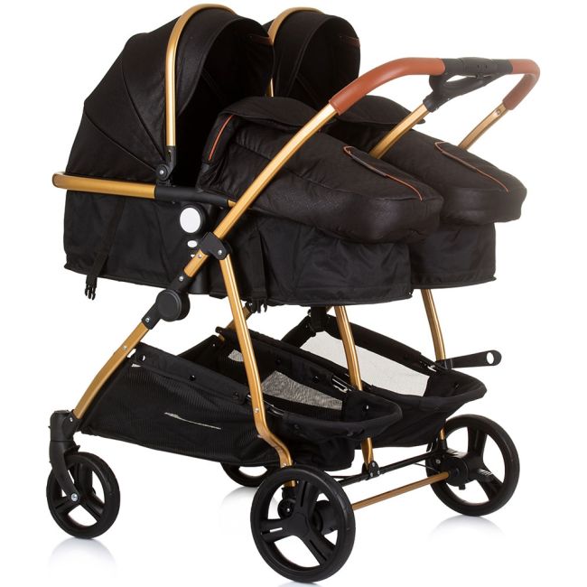 Carucior gemeni chipolino duo smart 3 in 1 obsidian gold hubst-kbds02401og