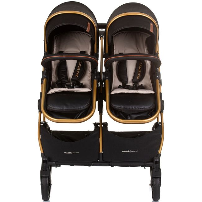 Carucior gemeni chipolino duo smart 3 in 1 obsidian gold hubst-kbds02401og