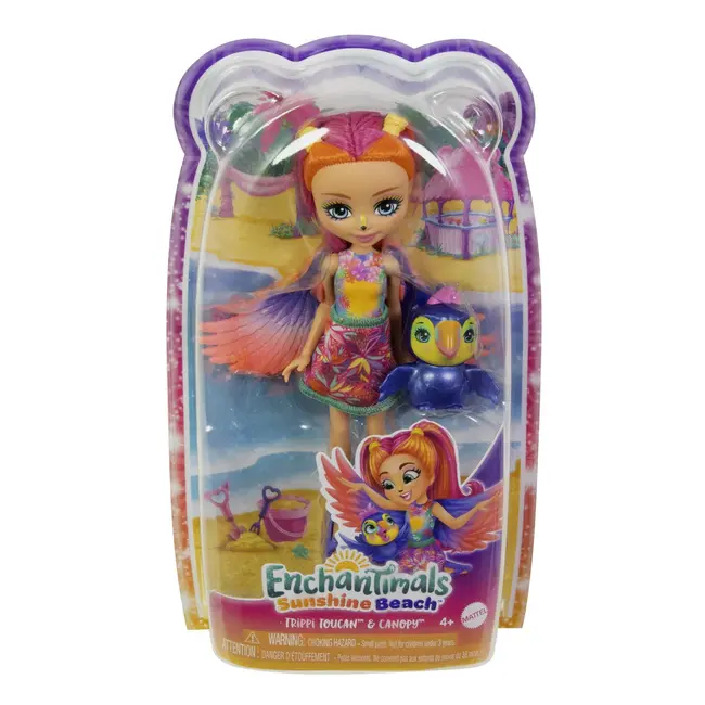 ENCHANTIMALS PAPUSI SI ANIMALUTE TRIPPI TOUCAN SI CANOPY VIVMTFNH22_HRX83