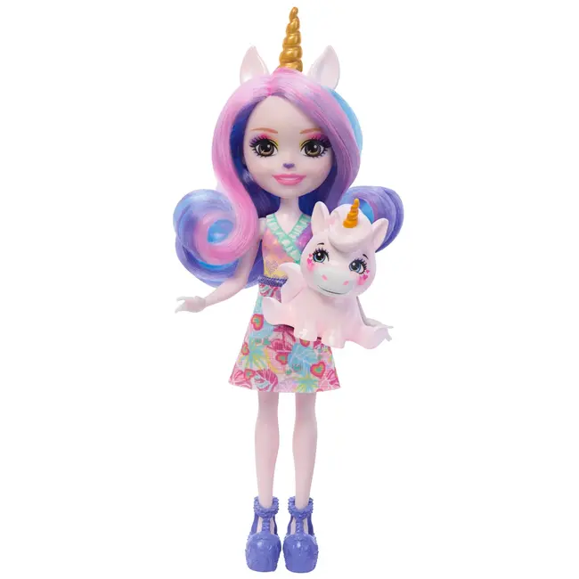 ENCHANTIMALS PAPUSI SI ANIMALUTE ULIA UNICORN SI PACIFICA VIVMTFNH22_HRX84