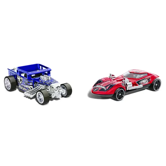 HOT WHEELS SET 2 MASINUTE METALICE PULL BACK BONE SHAKER SI TWIN MILL 1:43 VIVMTHPR91_HPR92