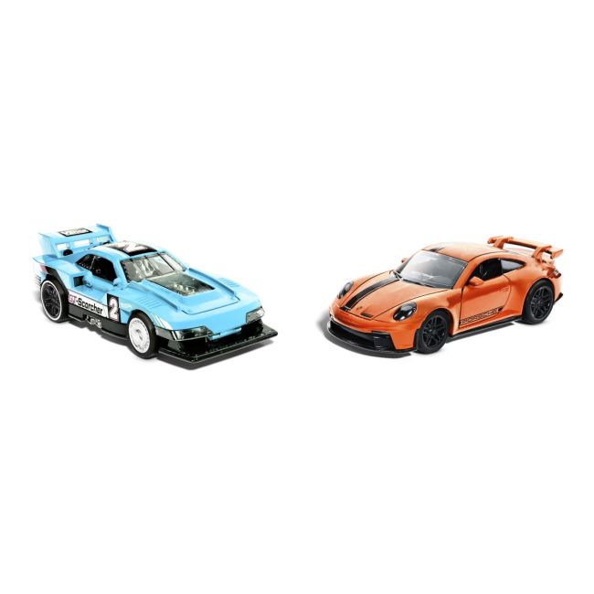 HOT WHEELS SET 2 MASINUTE METALICE PULL BACK GT-SCORCHER SI PORSCHE 911 GT3 1:43 VIVMTHPR91_HPR96