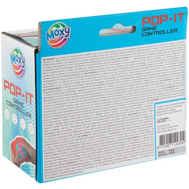 Jucarie Pop It electronica cu lumini si sunet Grafix GR550022 BBJGR550022_Rosu